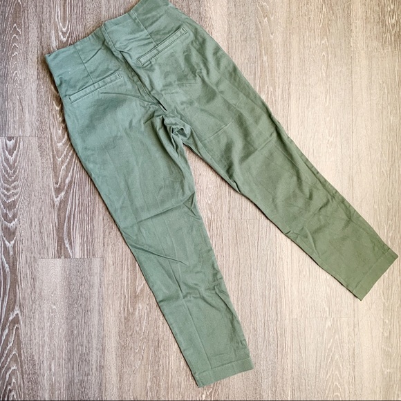 High Waisted Skinny Green Pants | Old Navy - Picture 4 of 5
